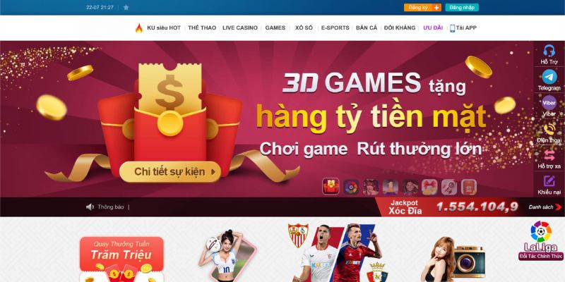 Truy cập trang Kubet77 uy tín trước khi đăng nhập