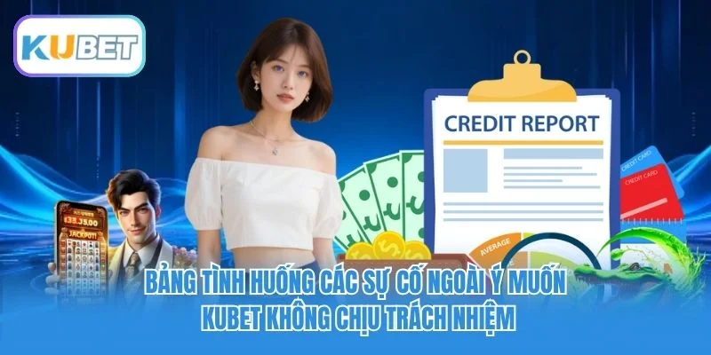 Bảng tình huống các sự cố ngoài ý muốn Kubet không chịu trách nhiệm